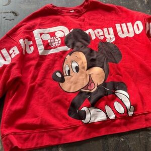 Disney Red Mickey Mouse Kids sweatshirt